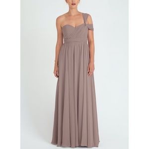 Jenny Yoo Mira Convertible Chiffon Gown